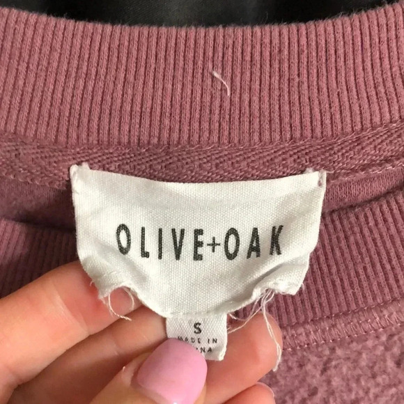 Rose Colored Olive & Oak Sweatshirt S - Picture 4 of 4